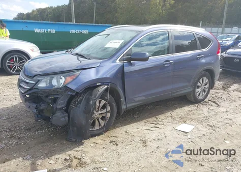 2014 Honda Cr-V Ex-L из США, поврежденный, VIN 2HKRM3H76EH528392